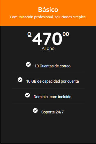 Correo Plan Básico